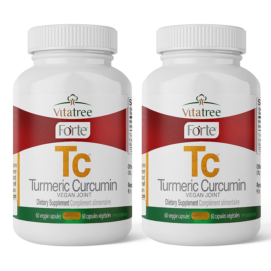Image 721987.jpg, Product 721-987 / Price $51.99 - $148.99, VitaTree Forte Turmeric Curcumin Vegan Joint 60-Day from VitaTree Nutritionals on TSC.ca's Health & Fitness department