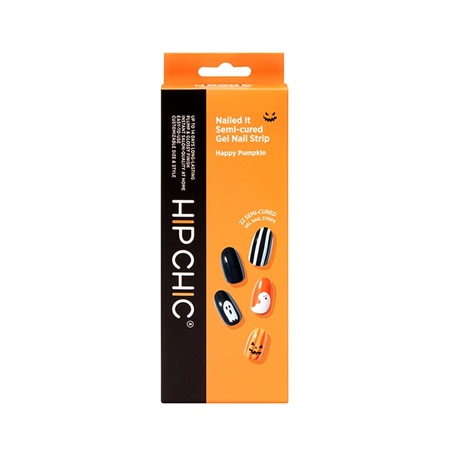 Image 721996.jpg, Product 721-996 / Price $15.00, Hip Chic Nailed It Semi-Cured Gel Nail Strip - Happy Pumpkin from Hip Chic on TSC.ca's Beauty department