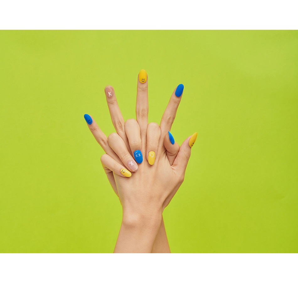 Image 721999_ALTMORE2.jpg, Product 721-999 / Price $15.00, Hip Chic Nailed It Semi-Cured Gel Nail Strip - Happy Vibes from Hip Chic on TSC.ca's Beauty department