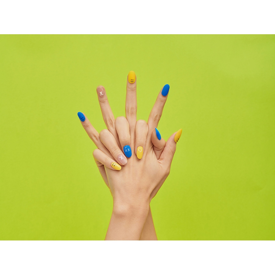 Image 721999_ALTMORE2.jpg, Product 721-999 / Price $15.00, Hip Chic Nailed It Semi-Cured Gel Nail Strip - Happy Vibes from Hip Chic on TSC.ca's Beauty department