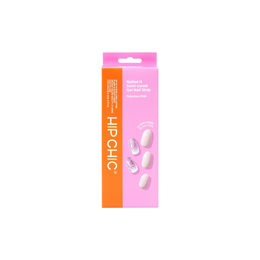 Image 722010.jpg, Product 722-010 / Price $15.00, Hip Chic Nailed It Semi-Cured Gel Nail Strip Fabulous Pink from Hip Chic on TSC.ca's Beauty department