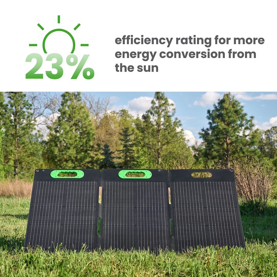 Image 722216_ALTMORE3.jpg, Product 722-216 / Price $449.99, Yoshino SP100 Foldable 100W Portable Solar Panel from Yoshino on TSC.ca's Electronics department