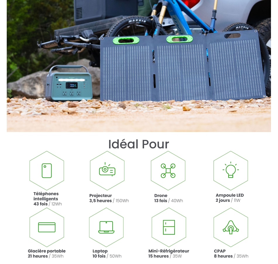 Image 722221_ALTMORE10.jpg, Product 722-221 / Price $1,449.99, Yoshino Solid-State Portable Solar Generator (660W) from Yoshino on TSC.ca's Electronics department