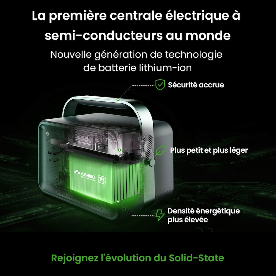 Image 722221_ALTMORE4.jpg, Product 722-221 / Price $1,449.99, Yoshino Solid-State Portable Solar Generator (660W) from Yoshino on TSC.ca's Electronics department