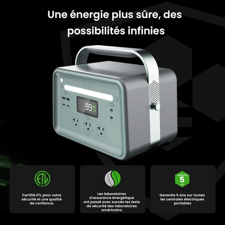 Image 722221_ALTMORE6.jpg, Product 722-221 / Price $1,449.99, Yoshino Solid-State Portable Solar Generator (660W) from Yoshino on TSC.ca's Electronics department