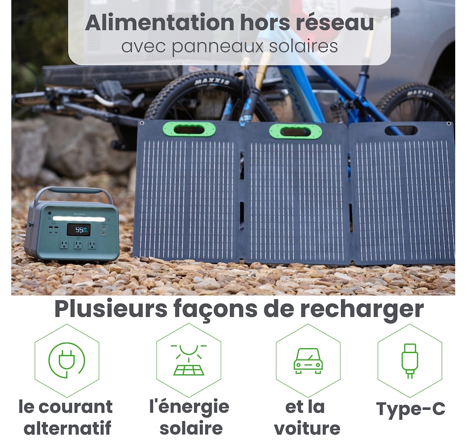 Image 722221_ALTMORE8.jpg, Product 722-221 / Price $1,449.99, Yoshino Solid-State Portable Solar Generator (660W) from Yoshino on TSC.ca's Electronics department