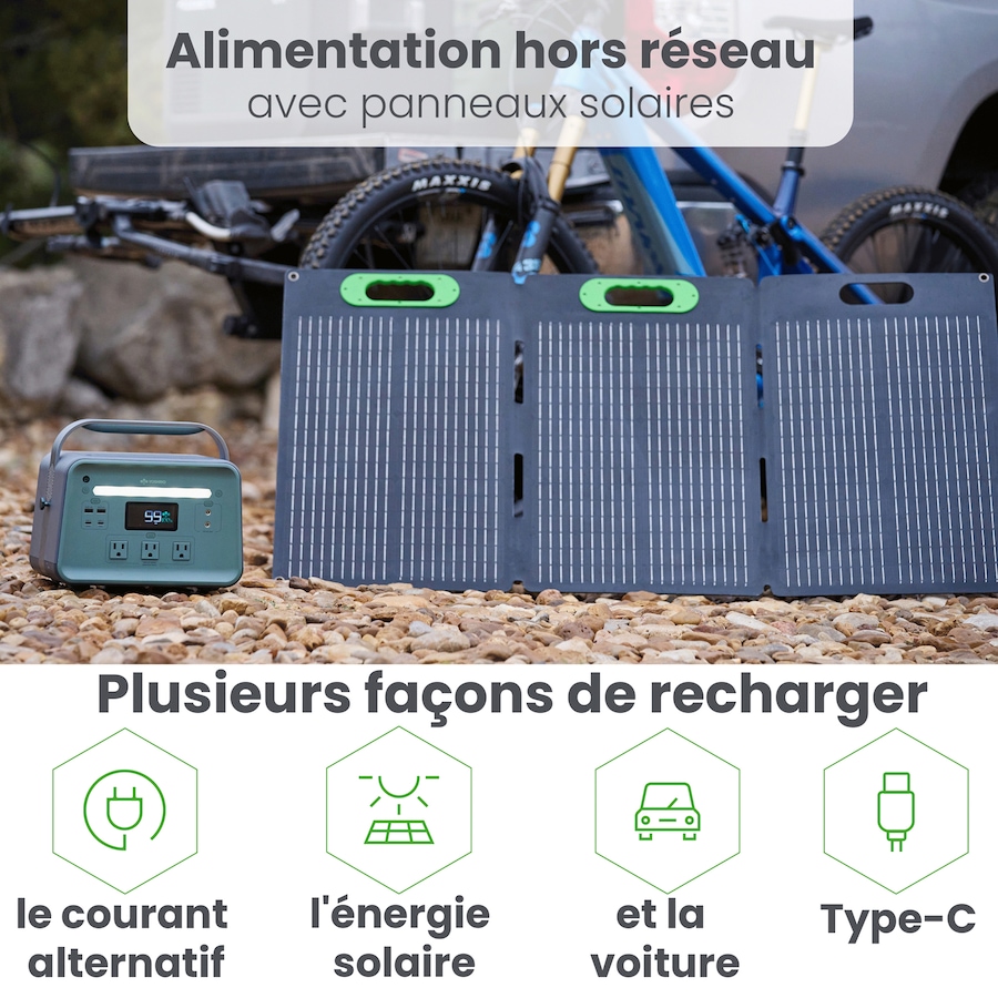 Image 722221_ALTMORE8.jpg, Product 722-221 / Price $1,449.99, Yoshino Solid-State Portable Solar Generator (660W) from Yoshino on TSC.ca's Electronics department
