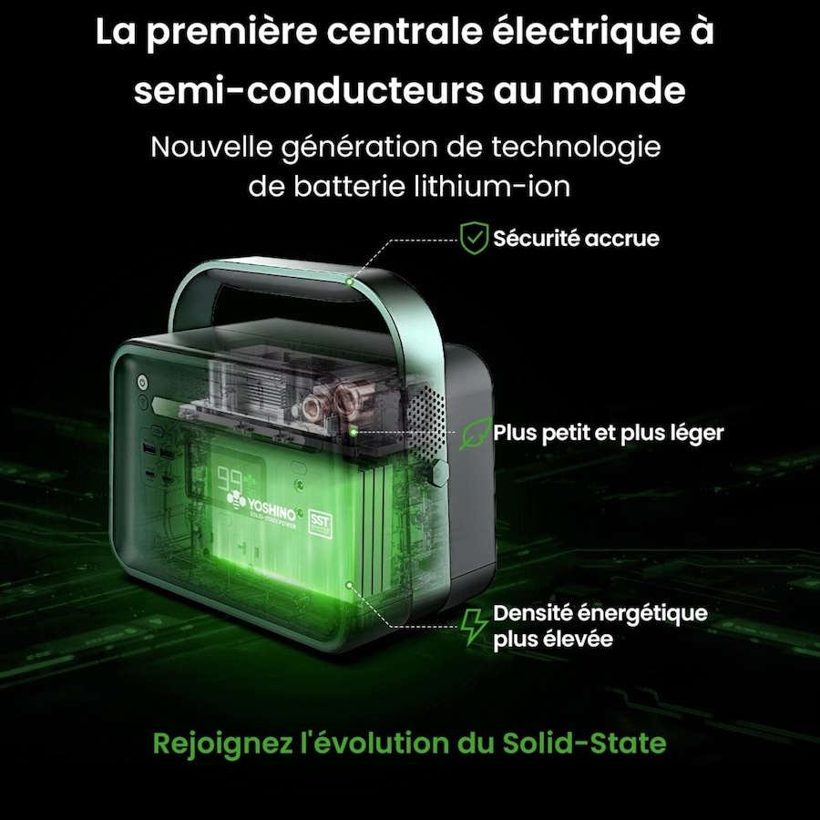 Image 722222_ALTMORE4.jpg, Product 722-222 / Price $929.99, Yoshino Solid-State Portable Solar Generator (330W) from Yoshino on TSC.ca's Electronics department