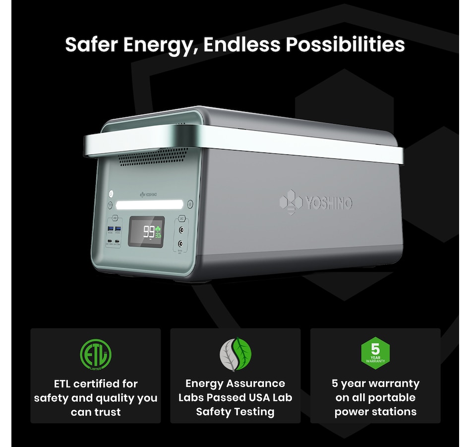 Image 722223_ALTMORE5.jpg, Product 722-223 / Price $6,049.99, Yoshino Solid-State Portable Solar Generator Pro S (4000W) from Yoshino on TSC.ca's Electronics department