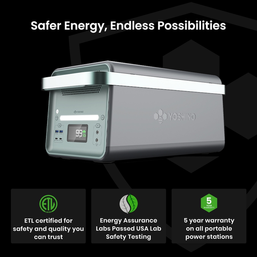 Image 722223_ALTMORE5.jpg, Product 722-223 / Price $6,049.99, Yoshino Solid-State Portable Solar Generator Pro S (4000W) from Yoshino on TSC.ca's Electronics department
