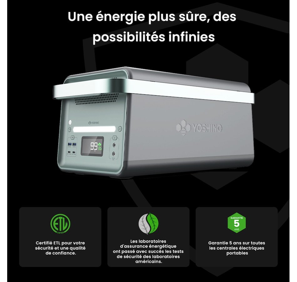 Image 722223_ALTMORE6.jpg, Product 722-223 / Price $6,049.99, Yoshino Solid-State Portable Solar Generator Pro S (4000W) from Yoshino on TSC.ca's Electronics department