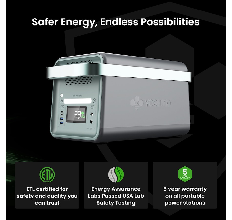 Image 722224_ALTMORE5.jpg, Product 722-224 / Price $3,350.00, Yoshino Solid-State Portable Solar Generator Pro S (2000W, two panels) from Yoshino on TSC.ca's Electronics department