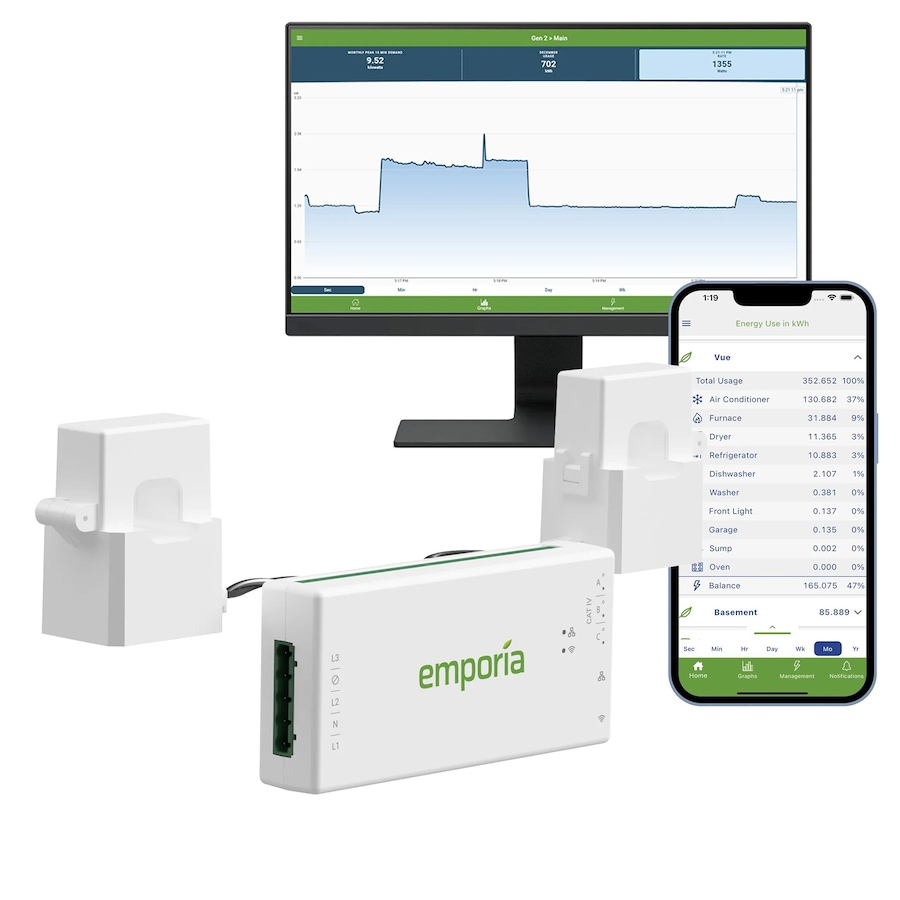 Image 722229.jpg, Product 722-229 / Price $149.99, Emporia Vue 3 Hub and Monitor from Emporia on TSC.ca's Electronics department