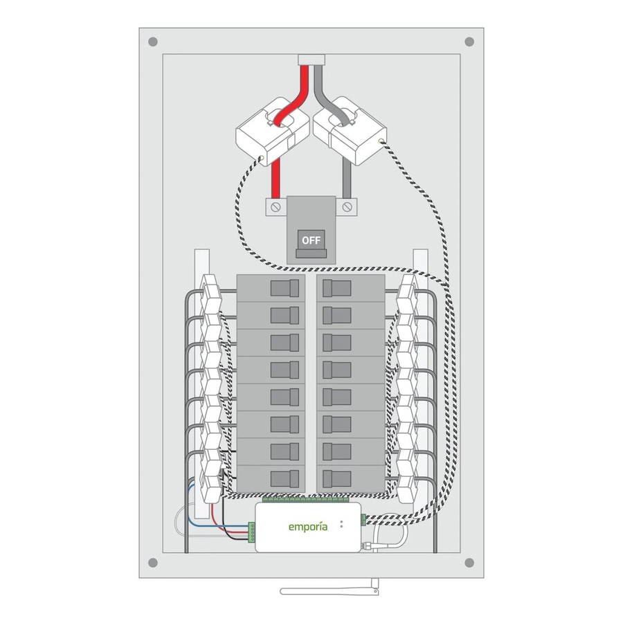 Image 722231_ALTMORE1.jpg, Product 722-231 / Price $299.99, Emporia Vue 3 Hub and Monitor with 16 Sensors from Emporia on TSC.ca's Electronics department