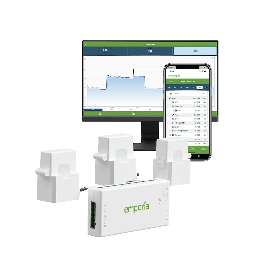 Image 722232.jpg, Product 722-232 / Price $179.99, Emporia Vue 3 Hub and Monitor 3 Phase from Emporia on TSC.ca's Electronics department