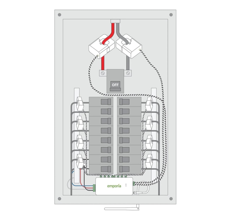 Image 722233_ALTMORE1.jpg, Product 722-233 / Price $239.99, Emporia Vue 3 Hub and Monitor 3 Phase with 8 Sensors from Emporia on TSC.ca's Electronics department