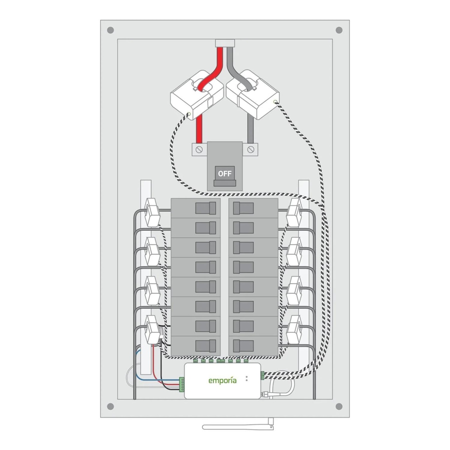 Image 722233_ALTMORE1.jpg, Product 722-233 / Price $259.99, Emporia Vue 3 Hub and Monitor 3 Phase with 8 Sensors from Emporia on TSC.ca's Electronics department
