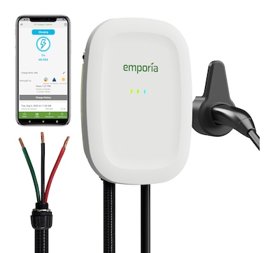 Emporia EV Charger 48A Hardwire, NACS (white)