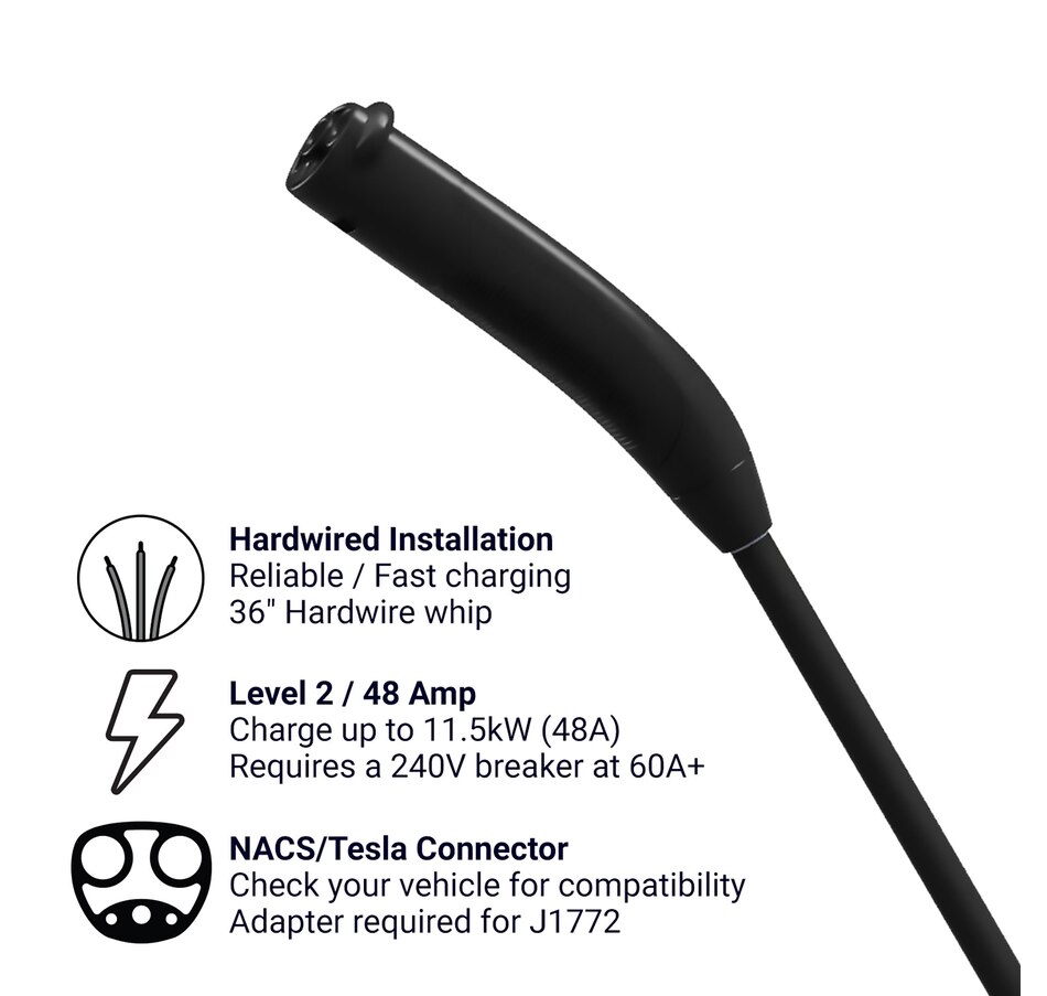 Image 722236_ALTMORE1.jpg, Product 722-236 / Price $599.99, Emporia EV Charger 48A Hardwire, NACS (white) from Emporia on TSC.ca's Electronics department
