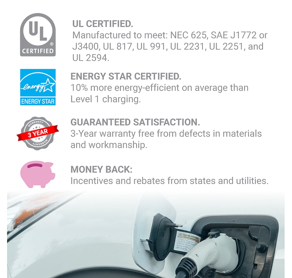 Image 722236_ALTMORE5.jpg, Product 722-236 / Price $599.99, Emporia EV Charger 48A Hardwire, NACS (white) from Emporia on TSC.ca's Electronics department