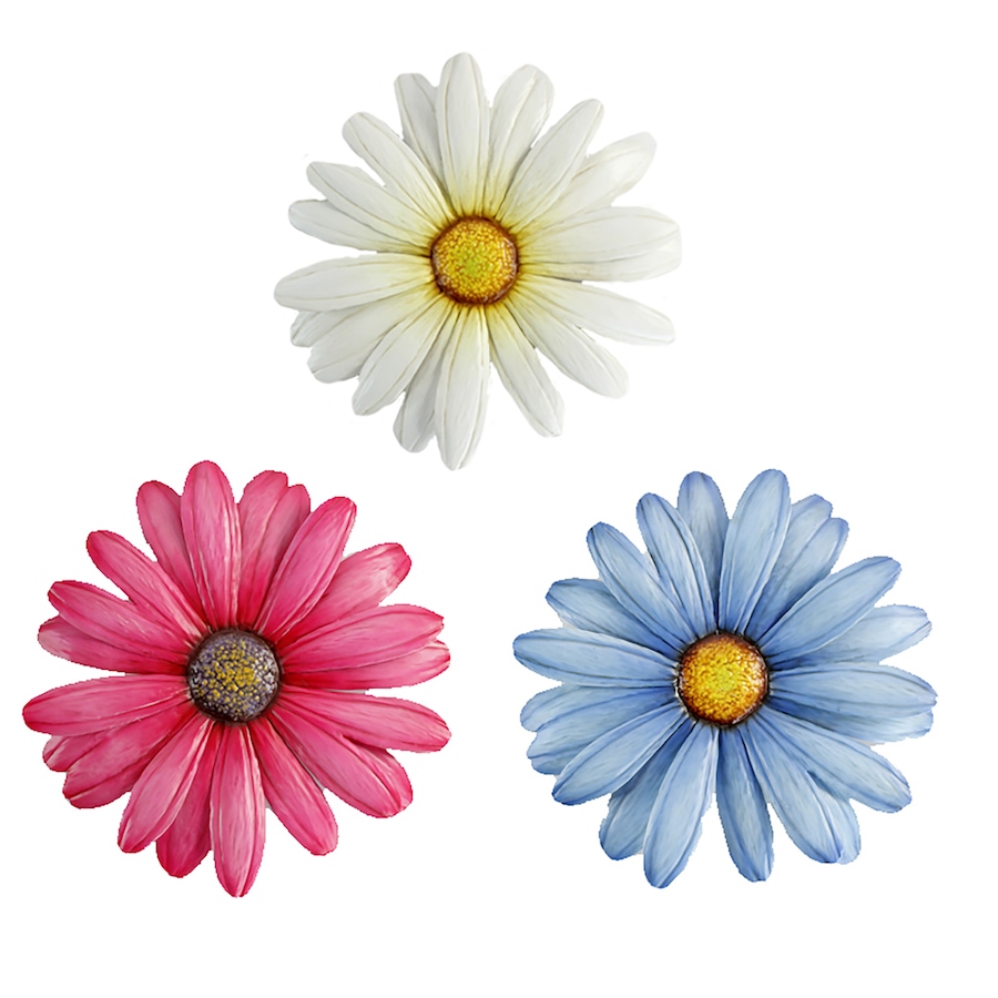 Image 722249.jpg, Product 722-249 / Price $79.99, Koppers Home Assorted Daisy Wall Plaques (pack of 3) from Koppers on TSC.ca's Home & Garden department