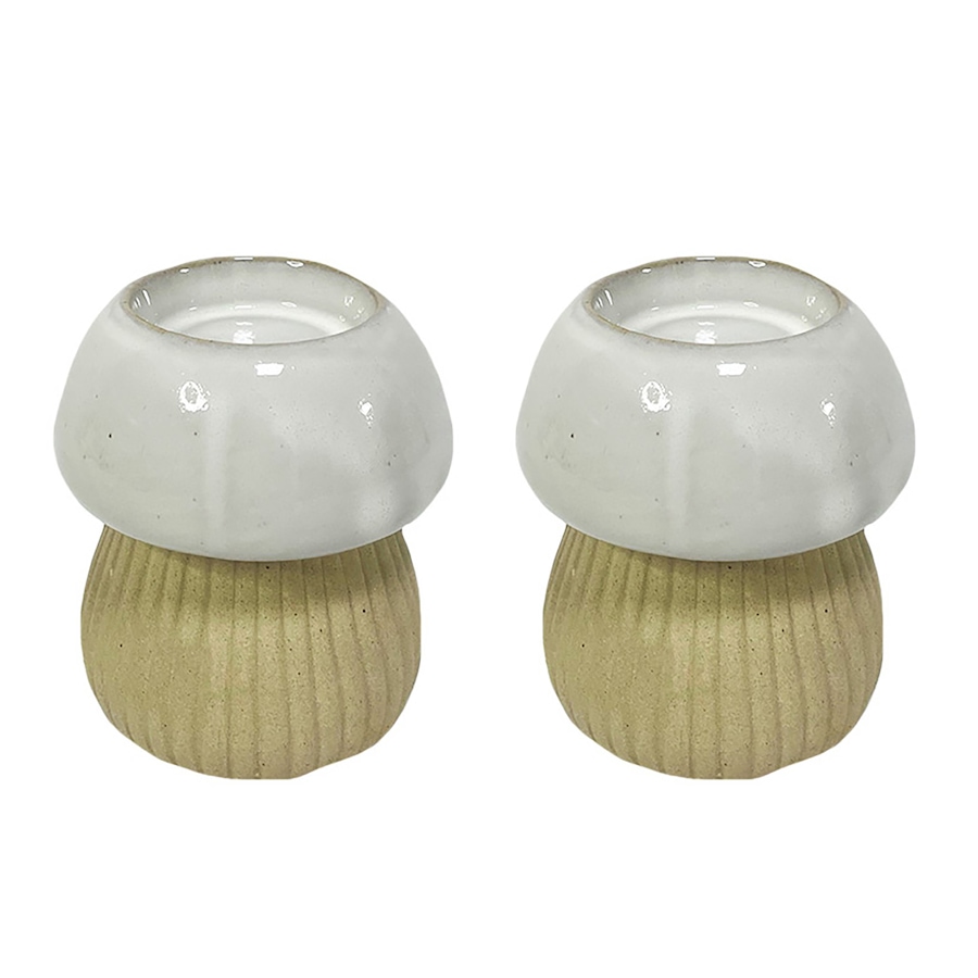 Image 722272.jpg, Product 722-272 / Price $17.99, Kozie Lifestyle Mushroom Tealight Holder (pack of 2) from Kozie on TSC.ca's Home & Garden department