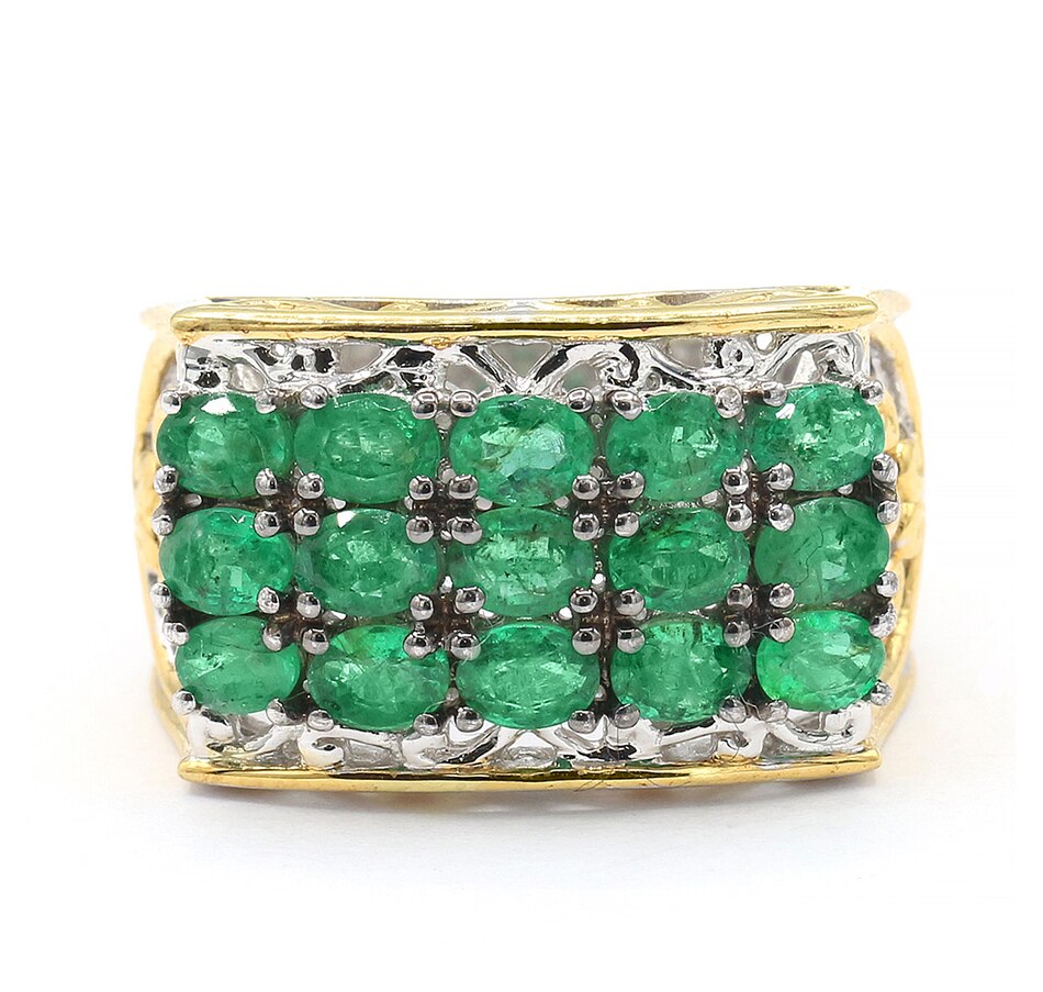 Jewellery - Rings - Gems En Vogue Palladium Silver 3 Row Grizzly ...