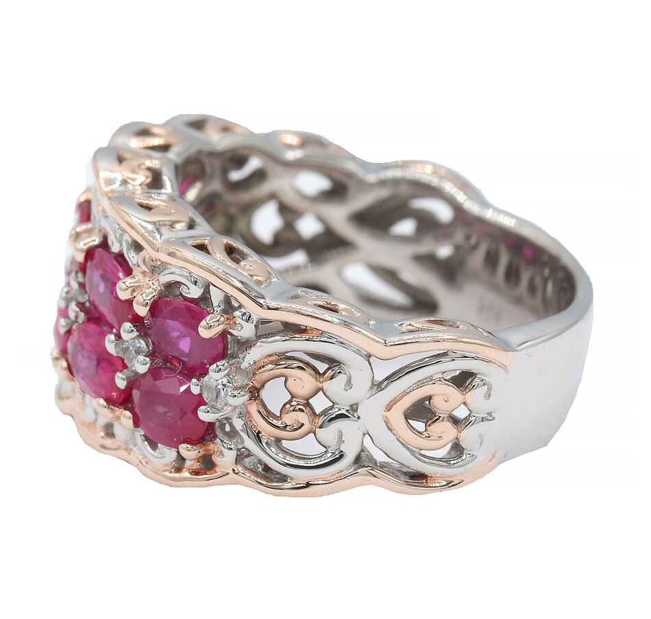 Image 722375_ALTMORE1.jpg, Product 722-375 / Price $429.99, Gems En Vogue Palladium Silver Burmese Ruby Band from Gems En Vogue on TSC.ca's Jewellery department