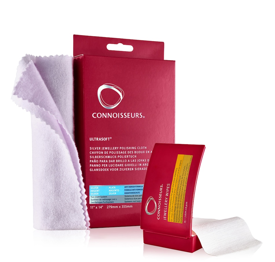 Image 722377_ALTMORE1.jpg, Product 722-377 / Price $39.99, Connoisseurs Silver Polishing Cloth and Wipes from Connoisseurs on TSC.ca's Jewellery department