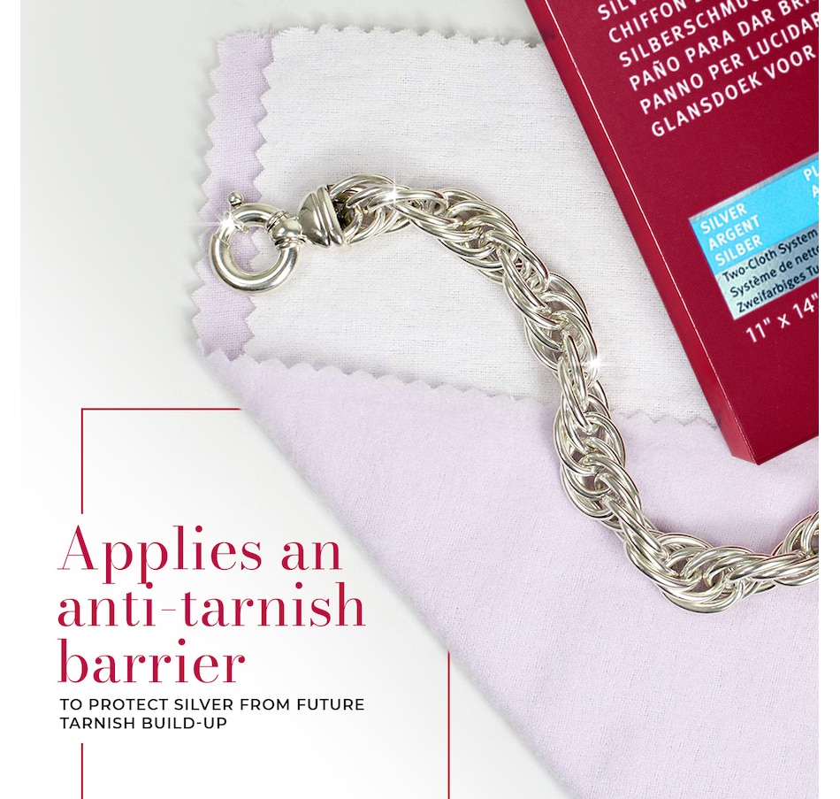 Image 722377_ALTMORE10.jpg, Product 722-377 / Price $39.99, Connoisseurs Silver Polishing Cloth and Wipes from Connoisseurs on TSC.ca's Jewellery department