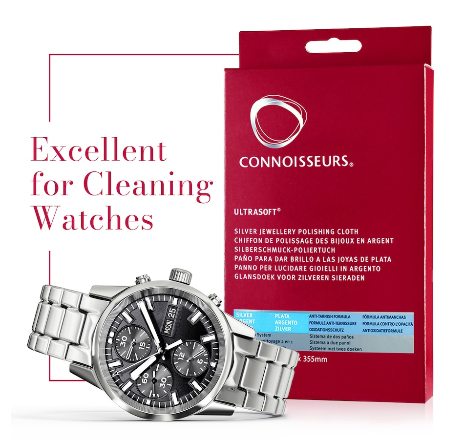Image 722377_ALTMORE12.jpg, Product 722-377 / Price $39.99, Connoisseurs Silver Polishing Cloth and Wipes from Connoisseurs on TSC.ca's Jewellery department