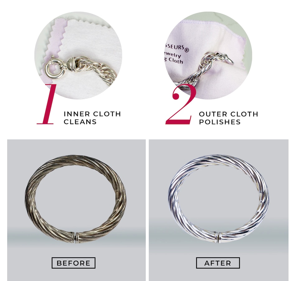 Image 722377_ALTMORE14.jpg, Product 722-377 / Price $39.99, Connoisseurs Silver Polishing Cloth and Wipes from Connoisseurs on TSC.ca's Jewellery department