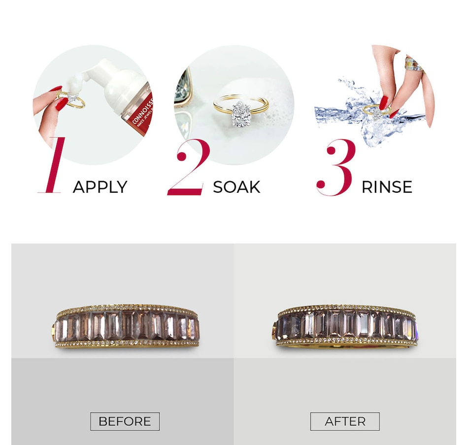 Image 722378_ALTMORE10.jpg, Product 722-378 / Price $34.99, Connoisseurs Foam and Wipes from Connoisseurs on TSC.ca's Jewellery department