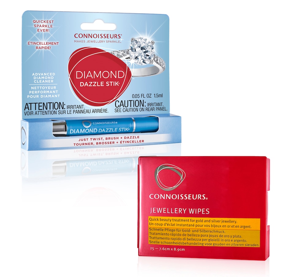 Image 722379.jpg, Product 722-379 / Price $34.99, Connoisseurs Diamond Dazzle Stik and Wipes from Connoisseurs on TSC.ca's Jewellery department