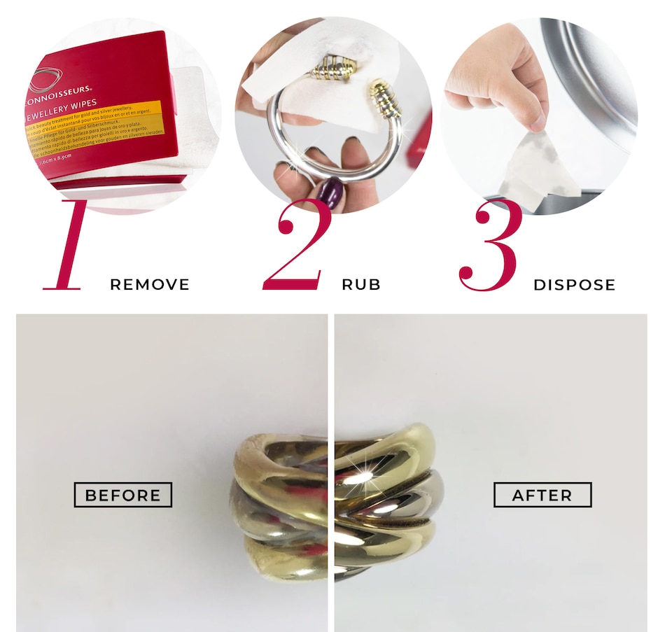 Image 722379_ALTMORE12.jpg, Product 722-379 / Price $34.99, Connoisseurs Diamond Dazzle Stik and Wipes from Connoisseurs on TSC.ca's Jewellery department