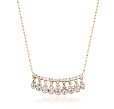 14K Gold Diamond Necklace