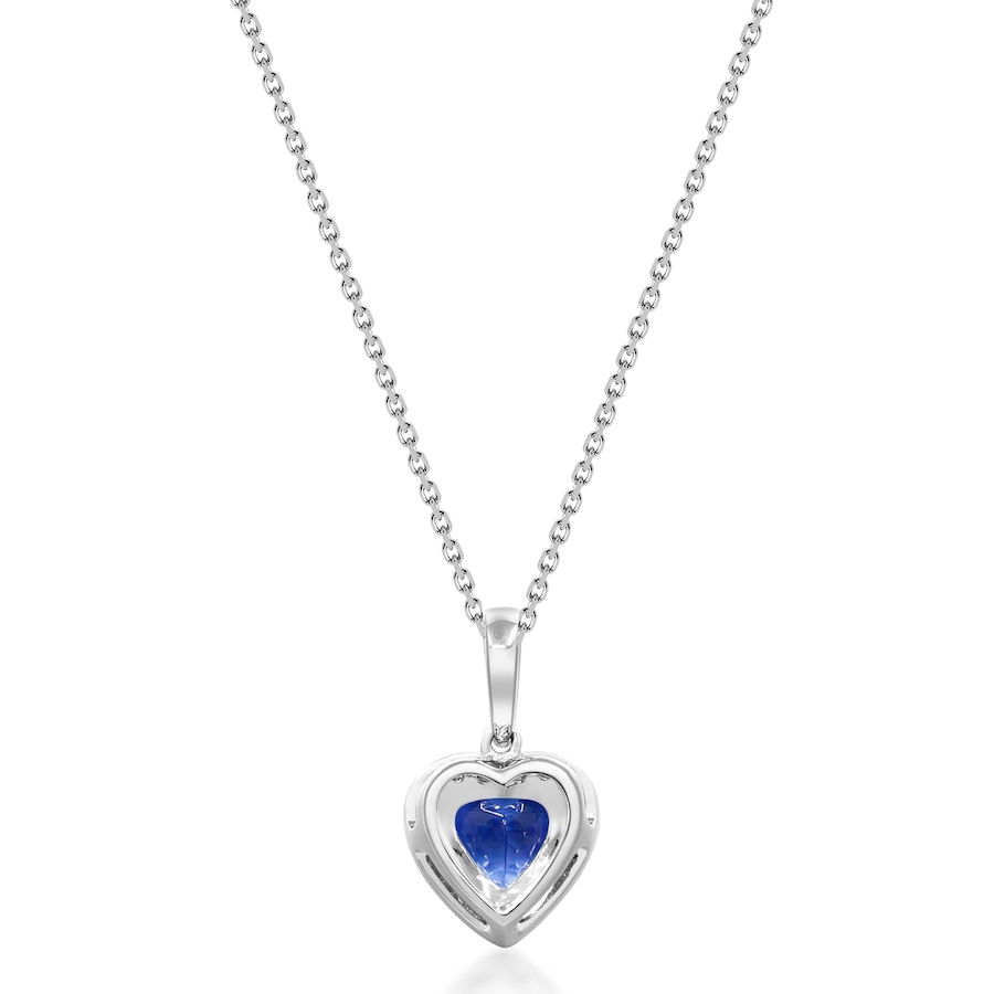 Image 722437_ALTMORE2.jpg, Product 722-437 / Price $1,699.99, Gem Creations 14K White Gold Heart-Shaped Tanzanite and Diamond Pendant with Chain from Gem Creations on TSC.ca's Jewellery department