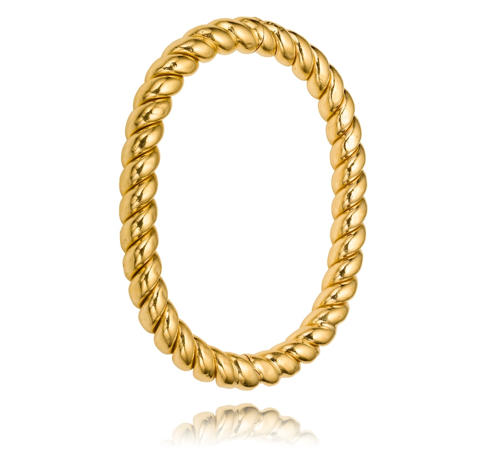 Image 722463.jpg, Product 722-463 / Price $3,495.00, Estate Originals 14K Yellow Gold Twisted Rope Design Bangle Bracelet from Estate Originals on TSC.ca's Jewellery department