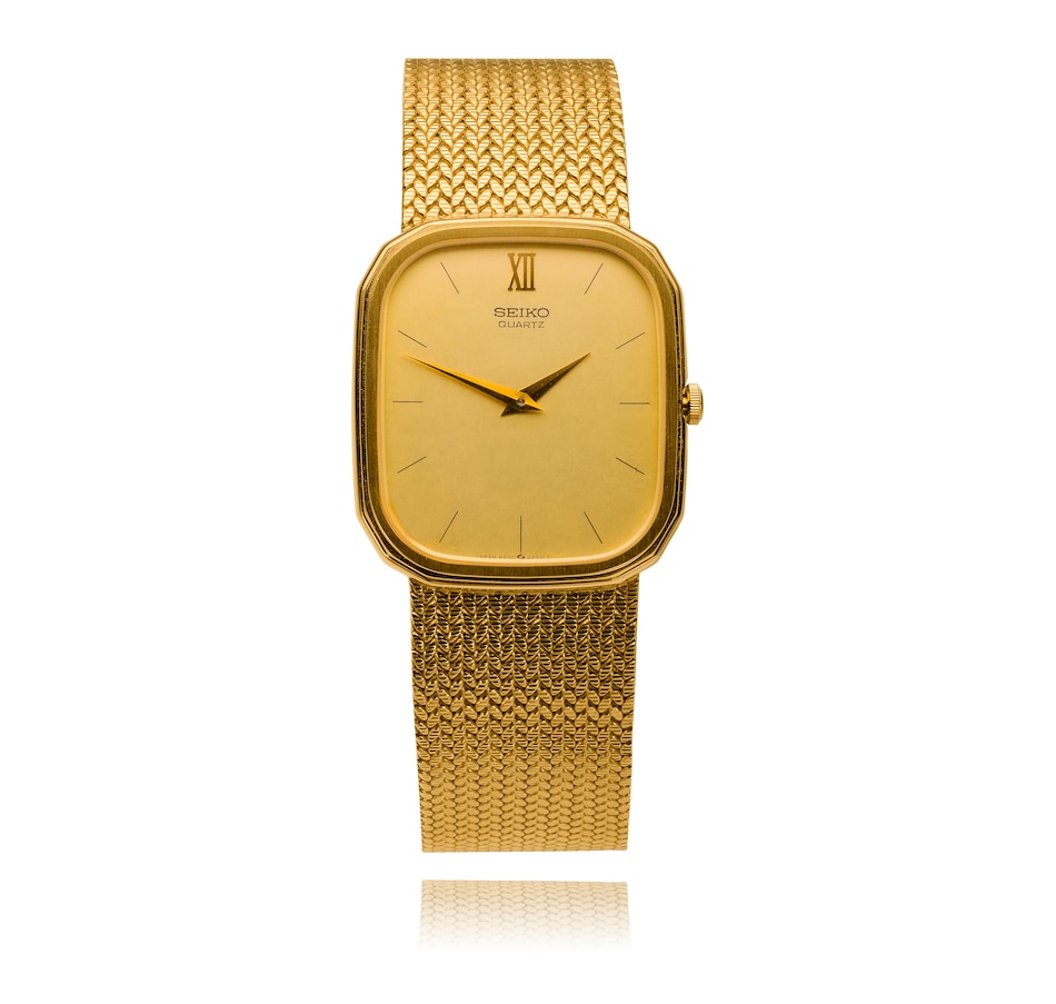 Image 722464.jpg, Product 722-464 / Price $3,295.00, Estate Originals Gentleman's 9K Yellow Gold Seiko Quartz Wristwatch from Estate Originals on TSC.ca's Jewellery department