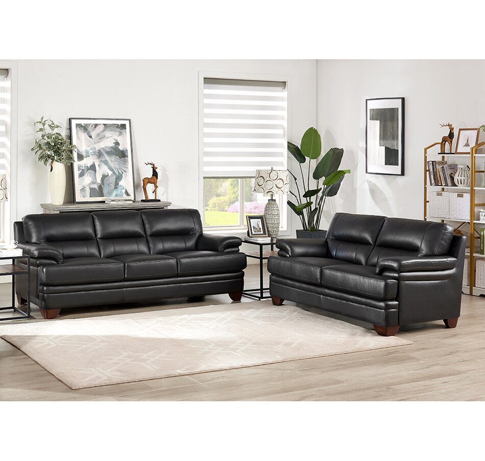 Image 722521.jpg, Product 722-521 / Price $4,499.99, Hydeline by Amax – The Luxor Leather Collection Sofa and Love Seat from Hydeline by Amax on TSC.ca's Home & Garden department