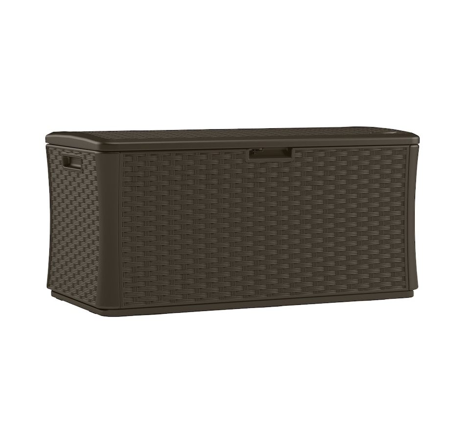 Image 722547.jpg, Product 722-547 / Price $379.99, Suncast 134-Gallon Extra-Large Wicker Deck Box from Suncast on TSC.ca's Home & Garden department