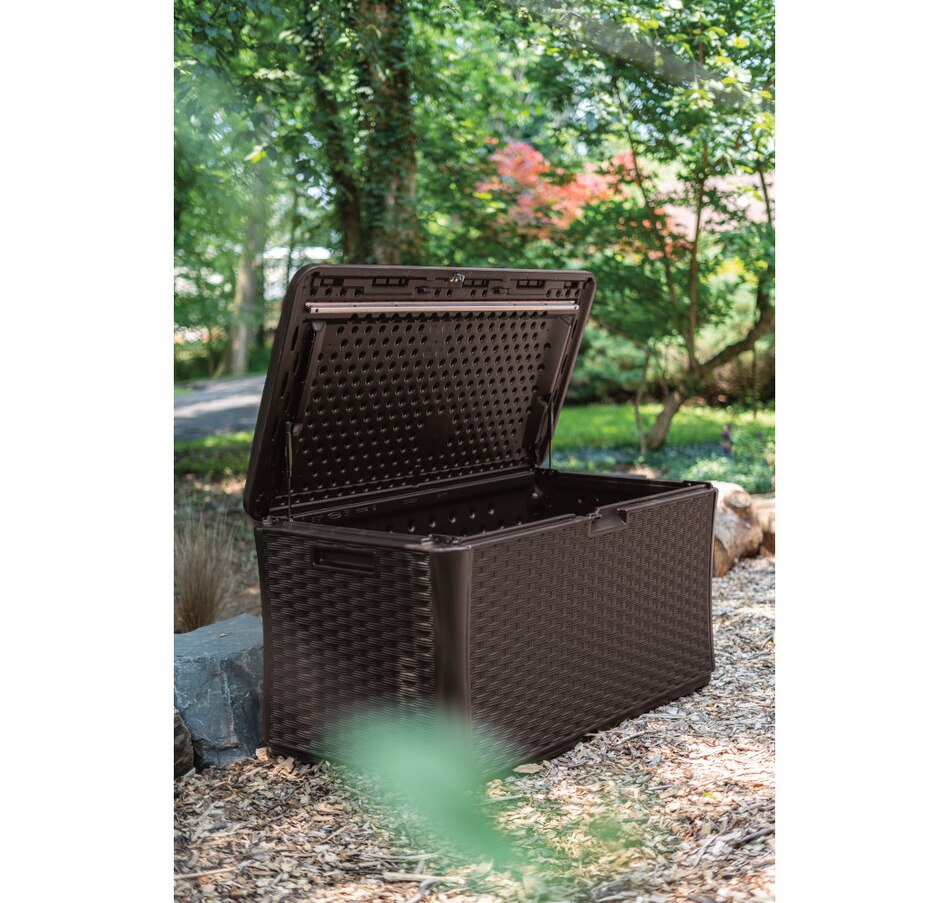 Image 722547_ALTMORE2.jpg, Product 722-547 / Price $379.99, Suncast 134-Gallon Extra-Large Wicker Deck Box from Suncast on TSC.ca's Home & Garden department