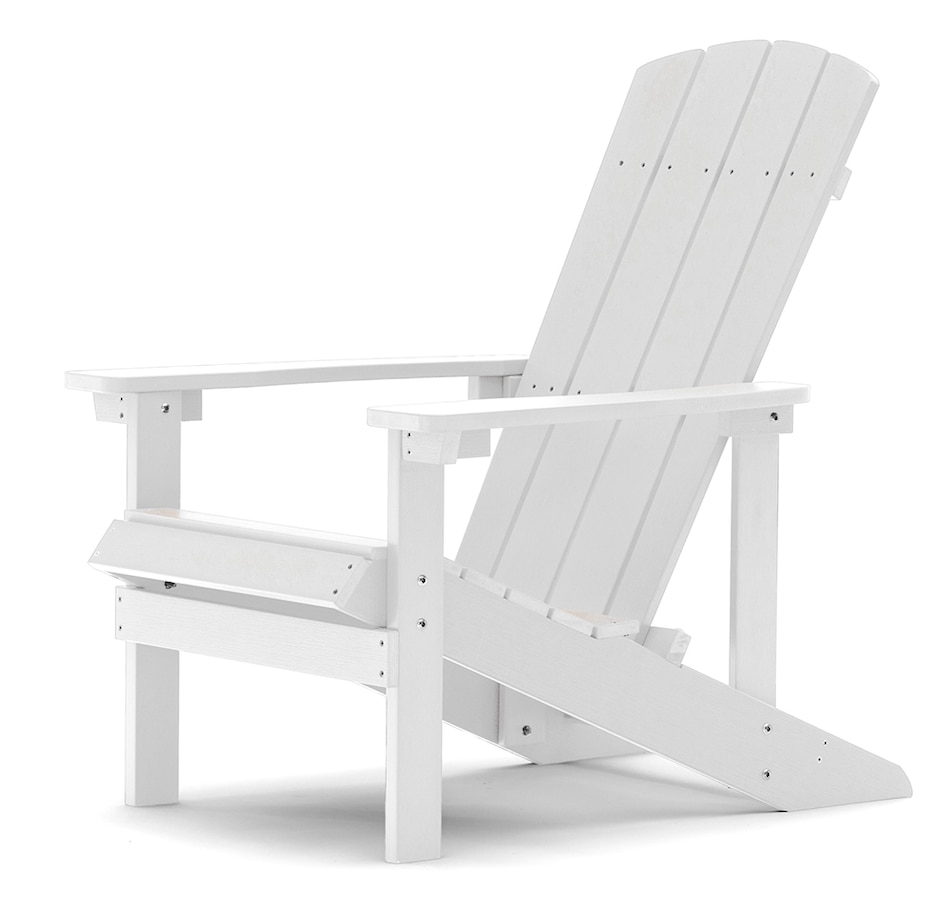 Image 722552.jpg, Product 722-552 / Price $249.99, Tanfly Adirondack Chair (white) from Tanfly on TSC.ca's Home & Garden department