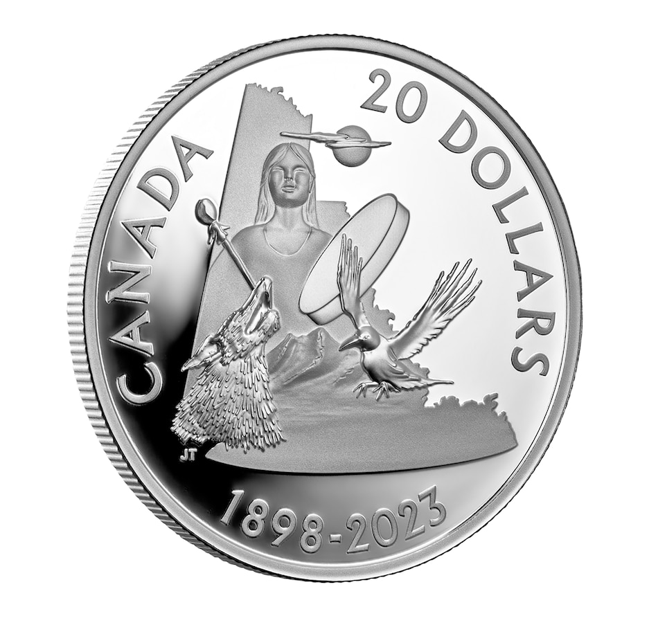 Image 722615_ALTMORE2.jpg, Product 722-615 / Price $104.95, 2023 $20 Fine Silver Coin Yukon 125th Anniversary Plus exclusive bonus 1992 Yukon Quarter from Royal Canadian Mint (RCM) on TSC.ca's Coins department