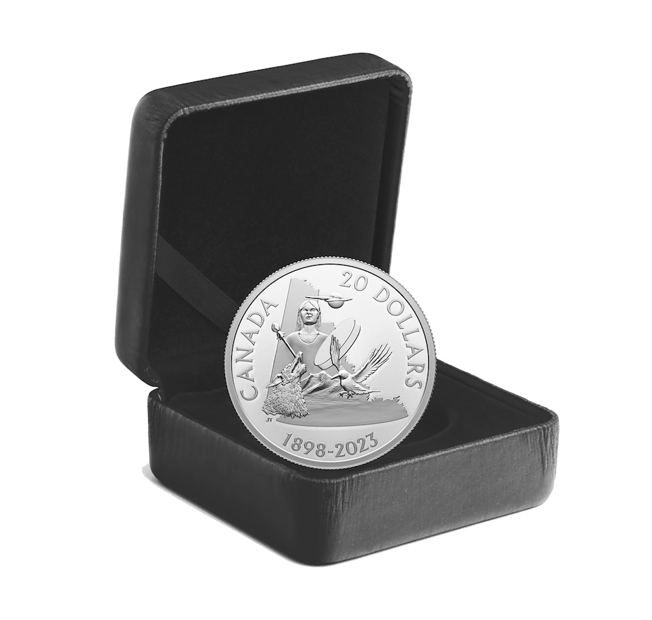 Image 722615_ALTMORE4.jpg, Product 722-615 / Price $104.95, 2023 $20 Fine Silver Coin Yukon 125th Anniversary Plus exclusive bonus 1992 Yukon Quarter from Royal Canadian Mint (RCM) on TSC.ca's Coins department