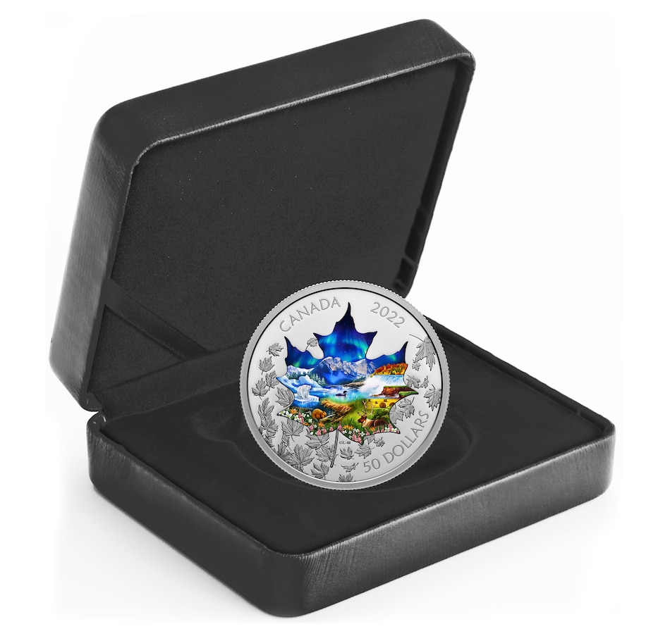 Image 722623_ALTMORE3.jpg, Product 722-623 / Price $349.90, 2022 Canadian Collage $50 Fine Silver Coin plus Bonus Wildlife Treasures Coin Set from Royal Canadian Mint (RCM) on TSC.ca's Coins department