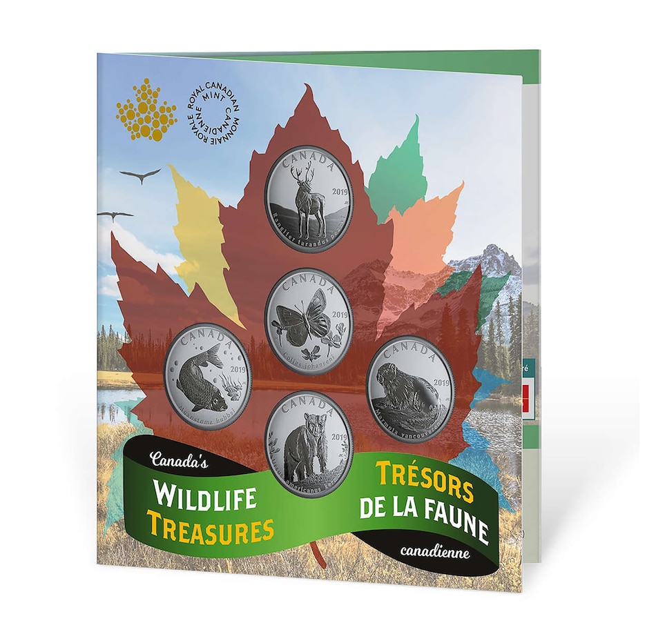 Image 722623_ALTMORE4.jpg, Product 722-623 / Price $349.90, 2022 Canadian Collage $50 Fine Silver Coin plus Bonus Wildlife Treasures Coin Set from Royal Canadian Mint (RCM) on TSC.ca's Coins department