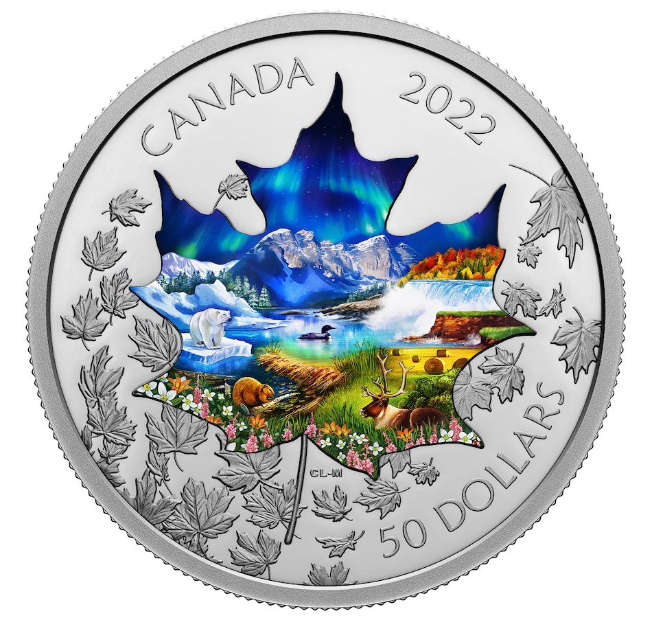 Image 722623_ALTMORE6.jpg, Product 722-623 / Price $349.90, 2022 Canadian Collage $50 Fine Silver Coin plus Bonus Wildlife Treasures Coin Set from Royal Canadian Mint (RCM) on TSC.ca's Coins department