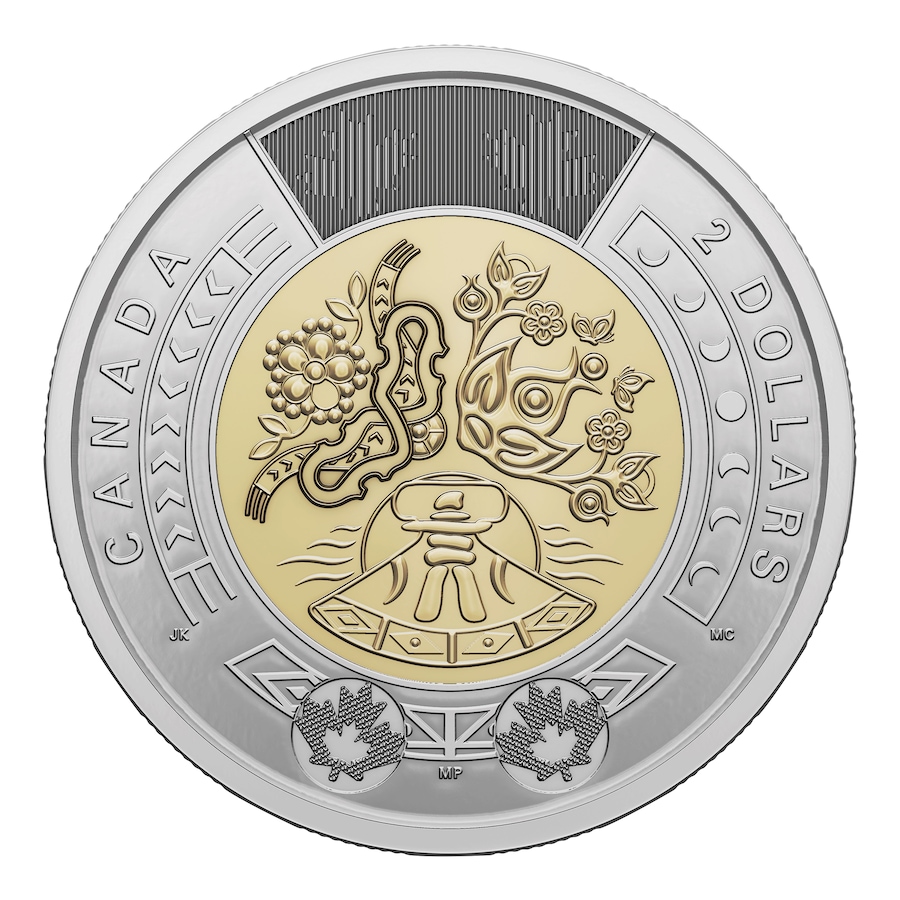 Image 722654_ALTMORE1.jpg, Product 722-654 / Price $99.95, 2023 $2 Special Wrap Roll Classic Engraved Version Celebrating National Indigenous Peoples Day from Royal Canadian Mint (RCM) on TSC.ca's Coins department