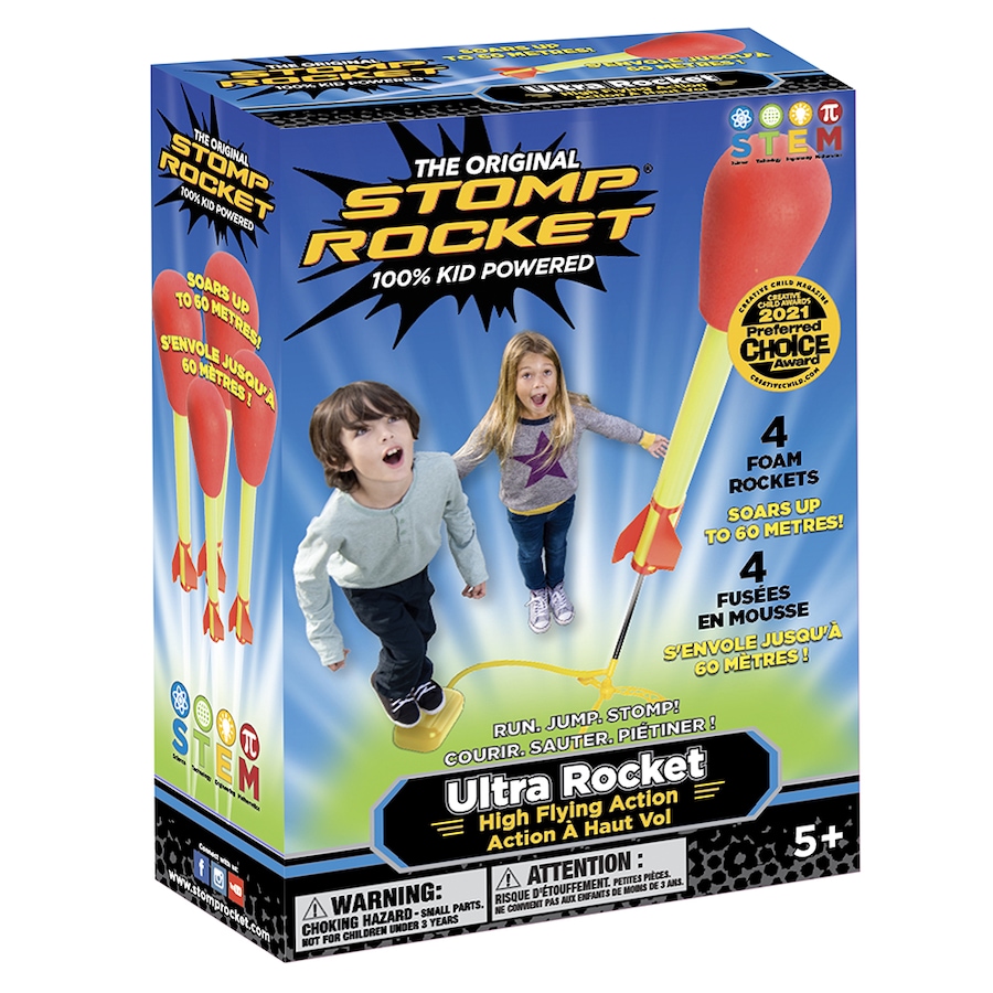 Image 722666.jpg, Product 722-666 / Price $24.99, Stomp Rocket Ultra Rockets (4-Pack) from Stomp Rocket on TSC.ca's Toys & Hobbies department